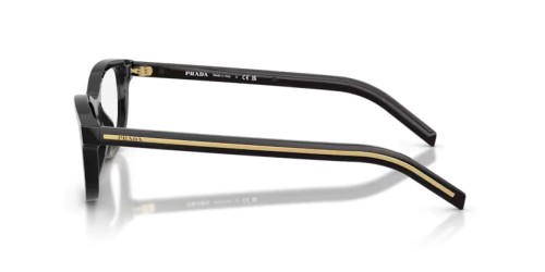 PRADA PR D01VU - 16K1O1 - 52 Cadres optiques Noir Ovale