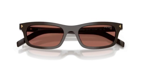 PRADA PR D05S - 27I20W - 52 Lunettes de soleil Cigare Coussin