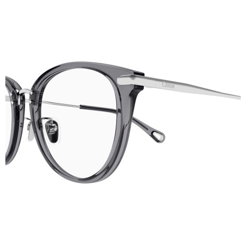 Chloé CH0248OA - 003 - 53 Cadres optiques Gris, Argent Coussin arrondi