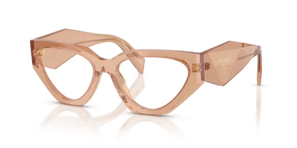 PRADA C07V - 20H1O1 - 54 Cadres optiques Chocolat transparent Irrégulier