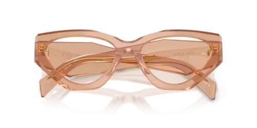 PRADA C07V - 20H1O1 - 54 Cadres optiques Chocolat transparent Irrégulier