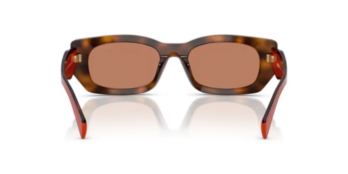 PRADA PR B05S - 01K90Q - 53 Lunettes de soleil Écaille genévrier/terre cuite Coussin
