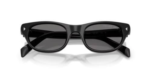 PRADA PR C08S - 16K90T - 50 - AVEC DES VERRES POLARISÉS Lunettes de soleil Noir Œil de chat