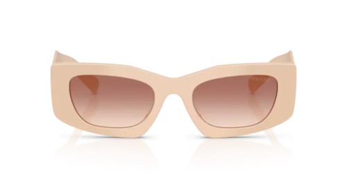 PRADA PR D03SD - 25B50L - 51 Lunettes de soleil Poudré Rectangle