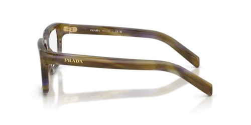 PRADA PR D04V - 23G1O1 - 52 Cadres optiques Havane lagon Coussin