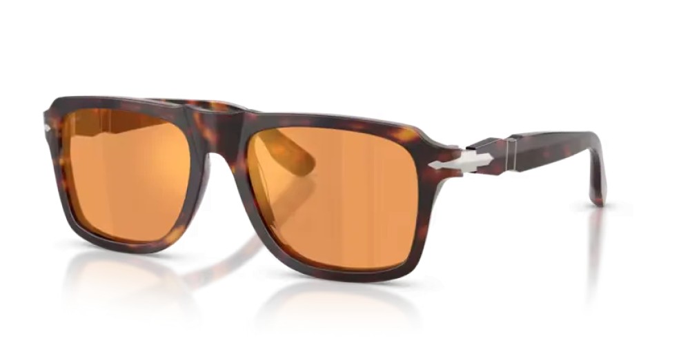 Persol PO8002S - 24/3L - 55 Lunettes de soleil Havane Rectangle