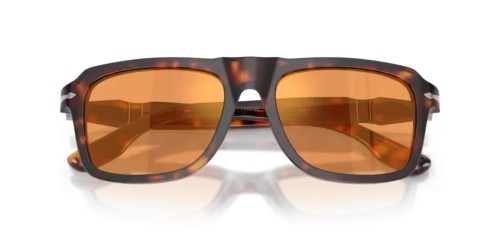 Persol PO8002S - 24/3L - 55 Lunettes de soleil Havane Rectangle