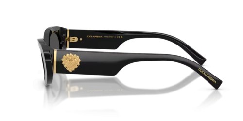 DOLCE & GABBANA DG4537 - 501/87 - 53 Lunettes de soleil Noir Ovale