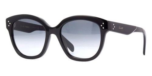 Celine CL40167I - 01B - 55 Lunettes de soleil Noir Rond