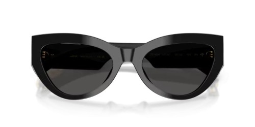 DOLCE & GABBANA DG4536 - 501/87 - 55 Lunettes de soleil Noir Œil de chat