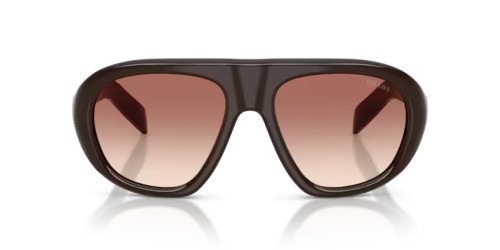 PRADA PR C05S - 27I70X - 57 Lunettes de soleil Cigare Irrégulier