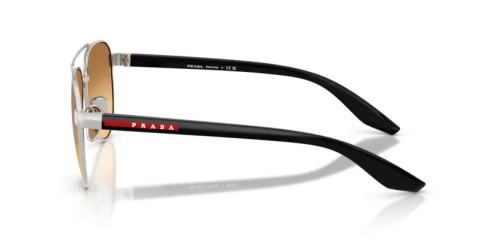 Prada Linea Rossa PS A52S - 1BC40Z - 58 Lunettes de soleil Argent Pilote (Aviateur)