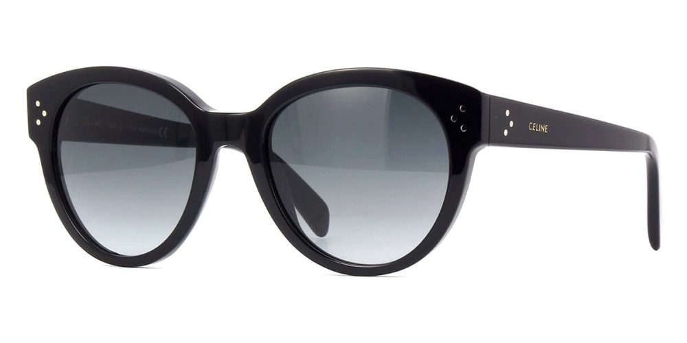 Celine CL40169I - 01B - 54 Lunettes de soleil Black Round