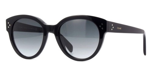Celine CL40169I - 01B - 54 Lunettes de soleil Black Round