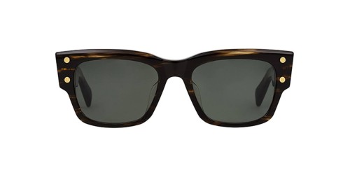 Balmain BPS-118 B-IV - B - 53 Lunettes de soleil Noir, À motifs Angulaire