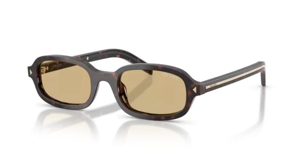PRADA PR D06S - 17N70R - 50 Lunettes de soleil Racine écaille Ovale