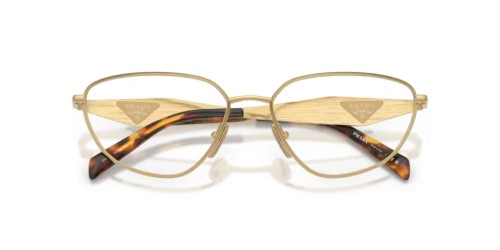 PRADA PR D52V - 24J1O1 - 54 Cadres optiques Or Irrégulier