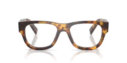 PRADA PR D08VU - 14L1O1 - 53 Cadres optiques Havane miel Angulaire