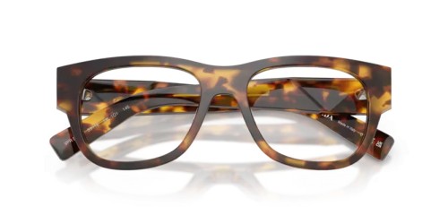 PRADA PR D08VU - 14L1O1 - 53 Cadres optiques Havane miel Angulaire