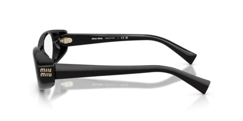 MIU MIU MU 03ZV - 16K1O1 - 55 Cadres optiques Noir Ovale