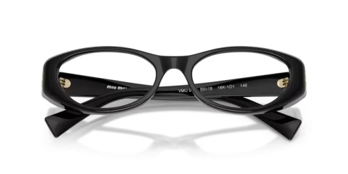 MIU MIU MU 03ZV - 16K1O1 - 55 Cadres optiques Noir Ovale