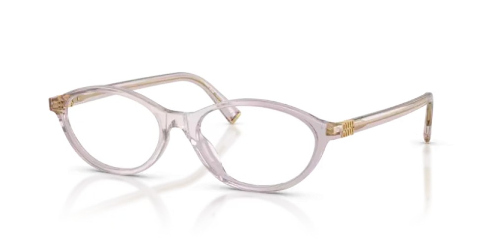 MIU MIU MU 09XV - 12W1O1 - 53 Cadres optiques Mauve transparent Ovale