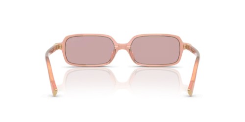 MIU MIU MU 11ZS - 20I60V - 51 Lunettes de soleil Rose opalin Rectangle