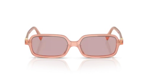 MIU MIU MU 11ZS - 20I60V - 51 Lunettes de soleil Rose opalin Rectangle