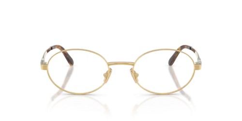 MIU MIU MU 50ZV - 5AK1O1 - 52 Cadres optiques Or Ovale
