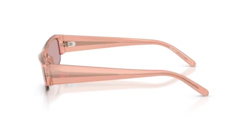 MIU MIU MU B07S - 20I60V - 51 Lunettes de soleil Rose opalin Rectangle