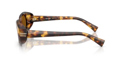 MIU MIU MU B09S - 14L20V - 52 Lunettes de soleil Havane miel Ovale