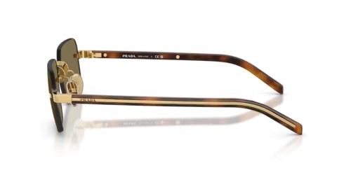 PRADA PR D55S - 5AK90F - 55 Lunettes de soleil Or Rectangle