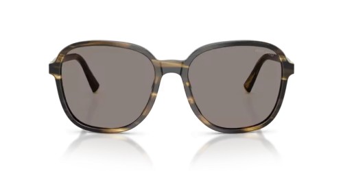 MIU MIU MU B01S - 25E80Q - 58 Lunettes de soleil Rayé loden Coussin