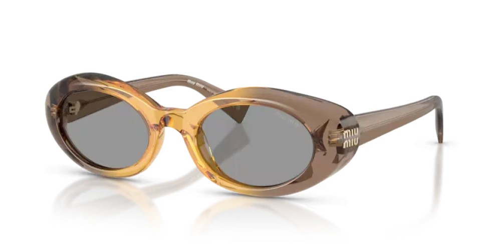 MIU MIU MU B09S - 24M50Q - 52 Lunettes de soleil Beige Ovale