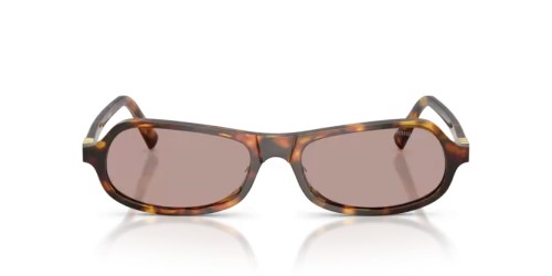 MIU MIU MU B10SU - 14L20I - 55 Lunettes de soleil Havane miel Irrégulier