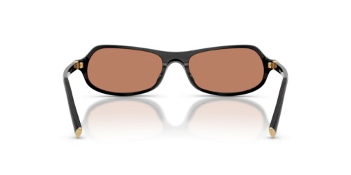 MIU MIU MU B10SU - 16K90Q - 55 Lunettes de soleil Noir Irrégulier