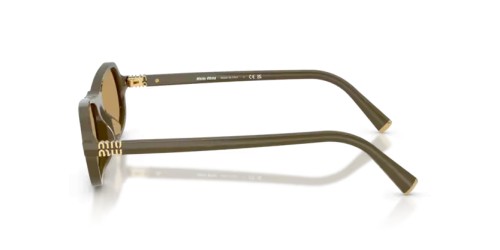 MIU MIU MU B10SU - 25L10Y - 55 Lunettes de soleil Vert Irrégulier