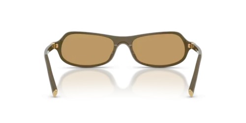 MIU MIU MU B10SU - 25L10Y - 55 Lunettes de soleil Vert Irrégulier