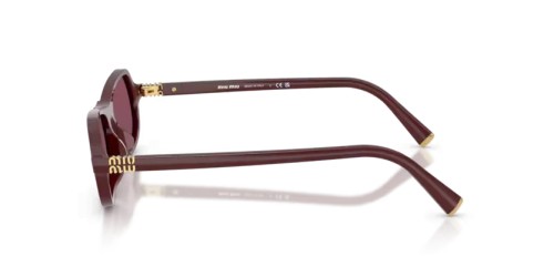 MIU MIU MU B10SU - 26L20Y - 55 Lunettes de soleil Cerise Irrégulier