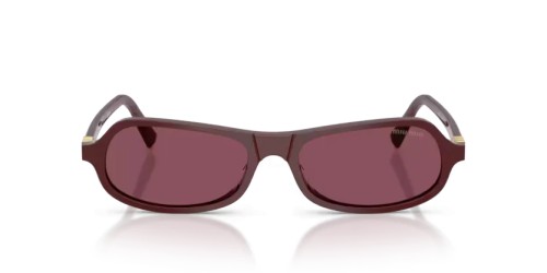 MIU MIU MU B10SU - 26L20Y - 55 Lunettes de soleil Cerise Irrégulier