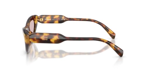 MIU MIU MU B11SU - 14L4I0 - 55 Lunettes de soleil Havane miel Œil de chat
