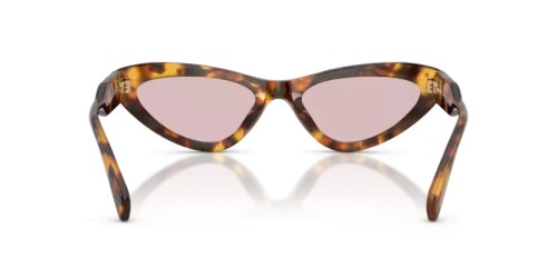 MIU MIU MU B11SU - 14L4I0 - 55 Lunettes de soleil Havane miel Œil de chat