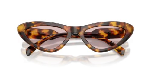 MIU MIU MU B11SU - 14L4I0 - 55 Lunettes de soleil Havane miel Œil de chat