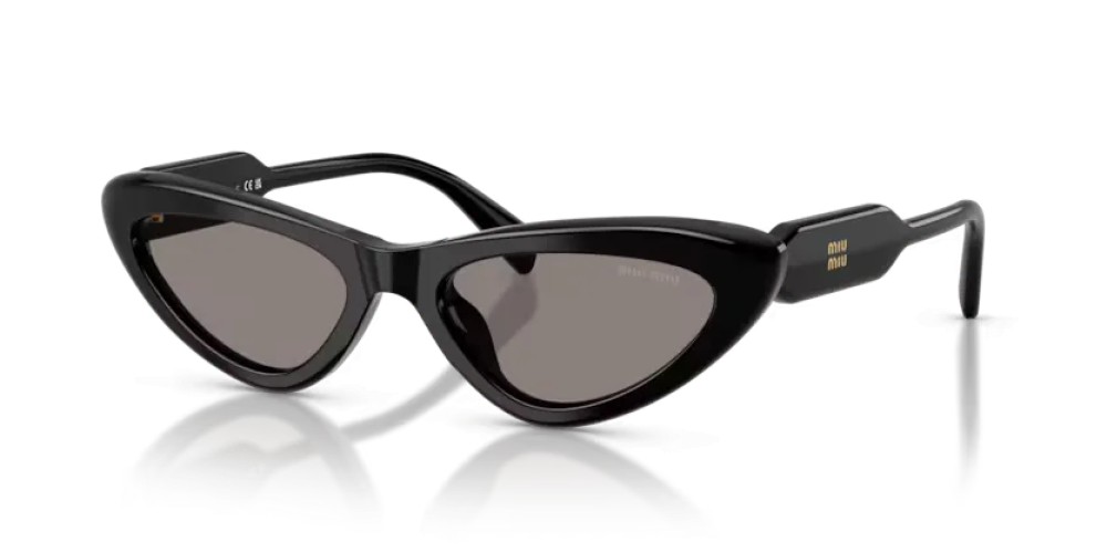 MIU MIU MU B11SU - 16K80Q - 55 Lunettes de soleil Noir Œil de chat