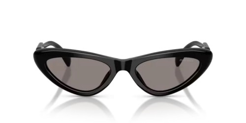 MIU MIU MU B11SU - 16K80Q - 55 Lunettes de soleil Noir Œil de chat