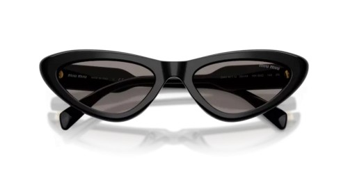MIU MIU MU B11SU - 16K80Q - 55 Lunettes de soleil Noir Œil de chat