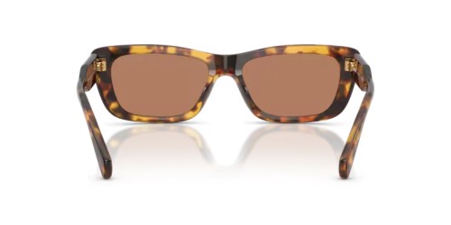 MIU MIU MU B12S - 14L20D - 56 Lunettes de soleil Havane miel Rectangle