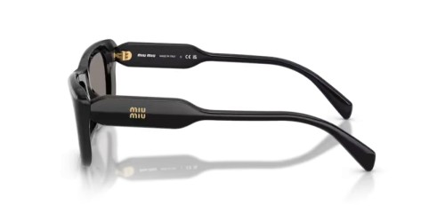 MIU MIU MU B12S - 16K80Q - 56 Lunettes de soleil Noir Rectangle