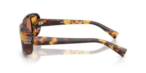 MIU MIU MU B13S - 14L90Q - 52 Lunettes de soleil Havane miel Rectangle