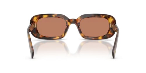 MIU MIU MU B13S - 14L90Q - 52 Lunettes de soleil Havane miel Rectangle